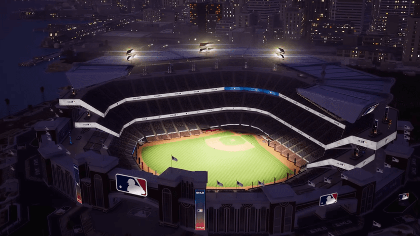 MLB Virtual Ballpark showing trusted asset integration